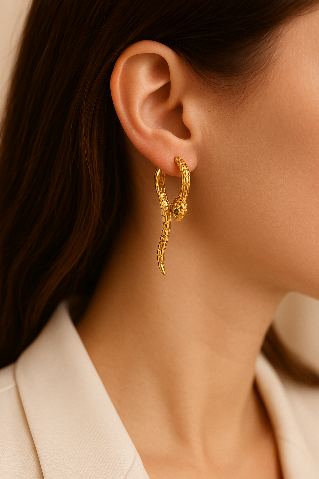 Medusa’s Snake Earrings