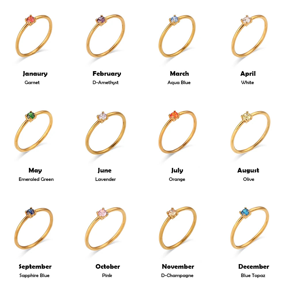 Birthstone Rings