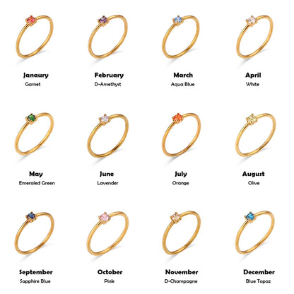 Birthstone Rings