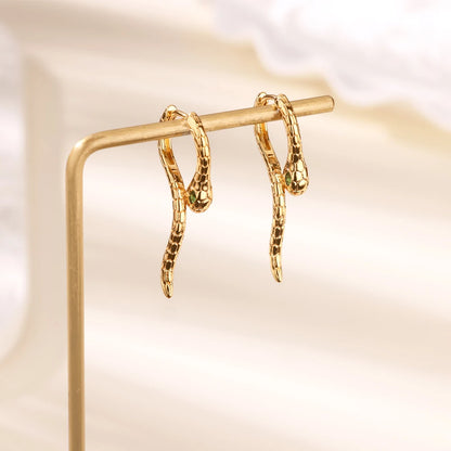 Medusa’s Snake Earrings