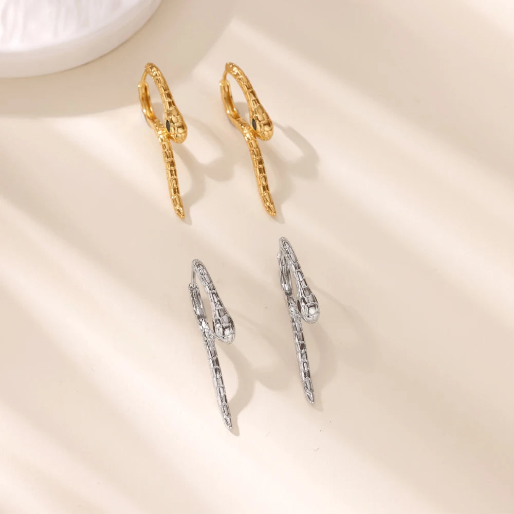 Medusa’s Snake Earrings