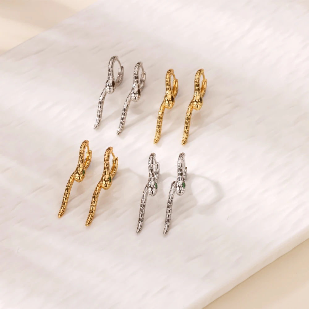 Medusa’s Snake Earrings